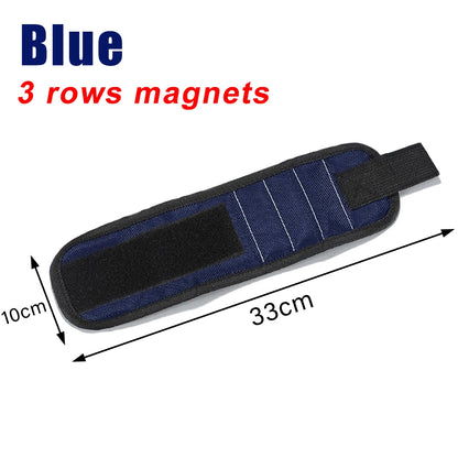 Magnetic Wristband for Holding Screws Nails Portable Toold Organizer Bag Wrist Wrap Tool Belt with Strong Magnets Cool Gadgets