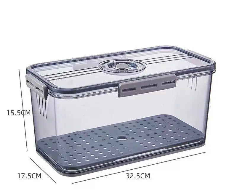 Bread Box for Kitchen Countertop Time Recording Fridge Organizers Storage with Lid for Homemade Toast Bagel Donut Cookies