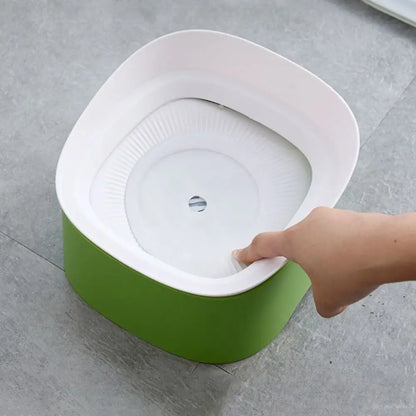 Spill-Proof Dog Floating Bowl No Wet Mouth Detachable Pet Water Dispenser Plastic Large Capacity Automatic Drinking Bowl Home