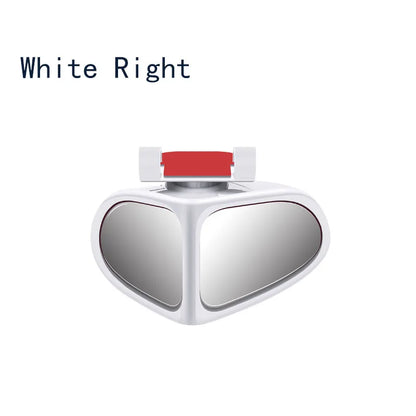 Car Rearview Mirror Blind Spot Mirror Front and Rear Wheels 360° Adjustable Wideangle Blind Spot Reflective Reversing