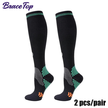 1 Pair Sports Stockings Compression Golf Sports Socks Medical Nursing Stockings Prevent Varicose Veins Socks Fit for Rugby Socks