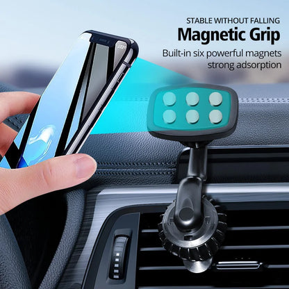 Strong Magnetic Car Phone Holder Mount Car Vent Phone Mount 360 Rotate Arm Auto Cell Phone Holder for Car Phone Bracket Stand