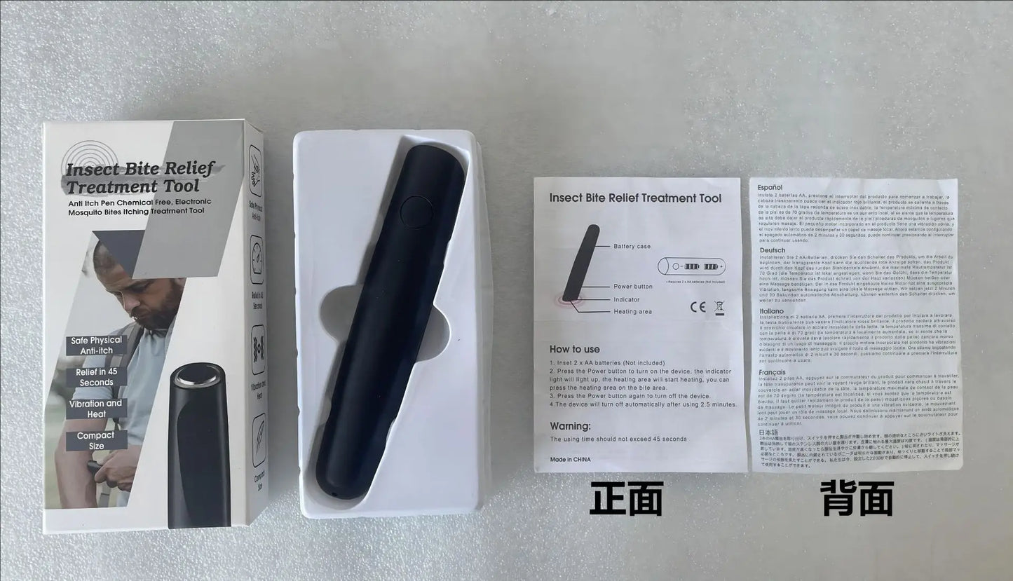 Electronic Mosquito Bite Pen Relief Burning Pain & Swelling Relieve Stings Pen Mosquito Against Portable Tool for Summer Hot New