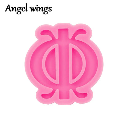 DY1206 African Tribal Symbols Badge Reel Mold Epoxy Resin, Medical,Medical, Physical Therapy, Pharmacy Nursing Chocolate Moulds