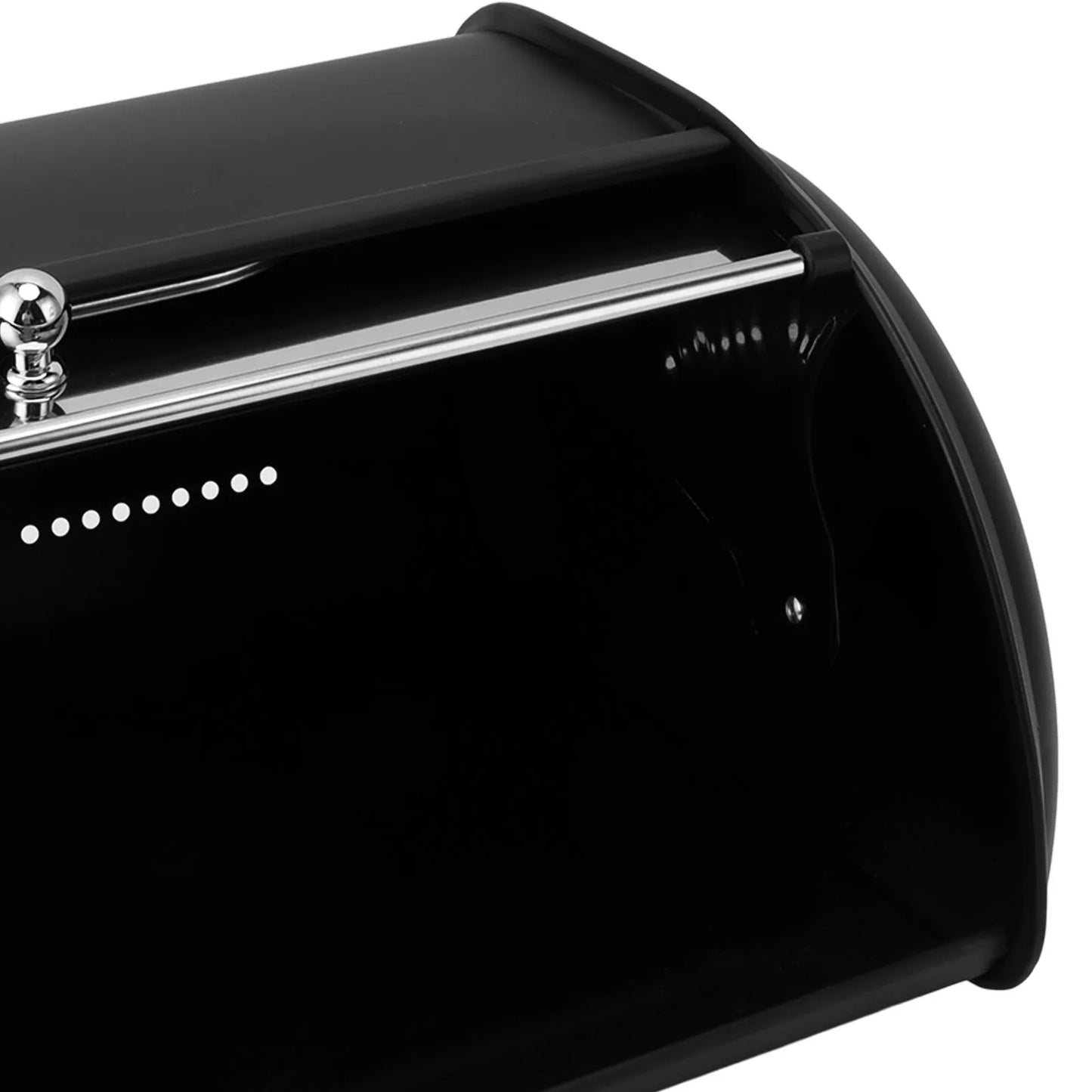 Bread Bin Bread Box Bread Holder Storage Container With Small Window for Kitchen Countertop Iron Bread Bin Bread Storage Holder