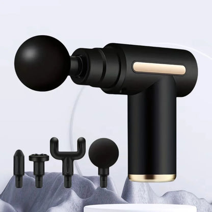 Portable Massage Gun,Muscle Relaxation Fascia Massager,6pcs Set Includes All Accessories,6 Adjustable Strength Levels,Ideal Gift