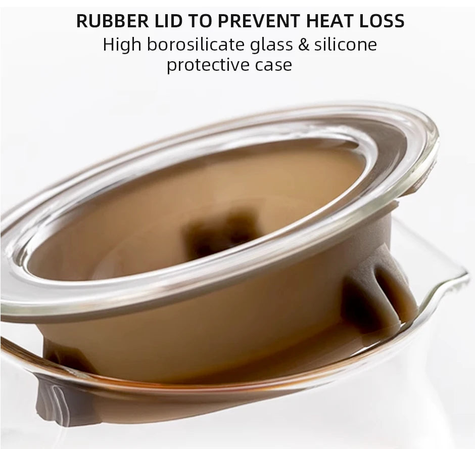 600ml Glass Coffee Carafe, Coffee Pot Clear Standard Coffee Server for Pour Over Coffee Maker