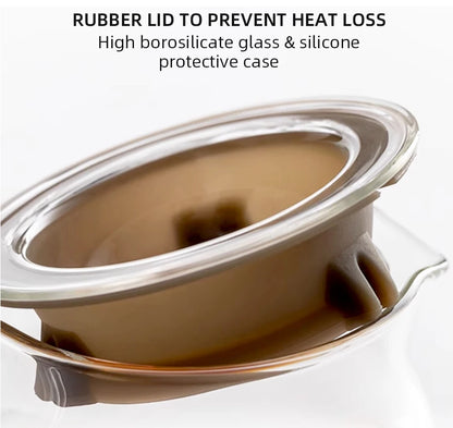 600ml Glass Coffee Carafe, Coffee Pot Clear Standard Coffee Server for Pour Over Coffee Maker