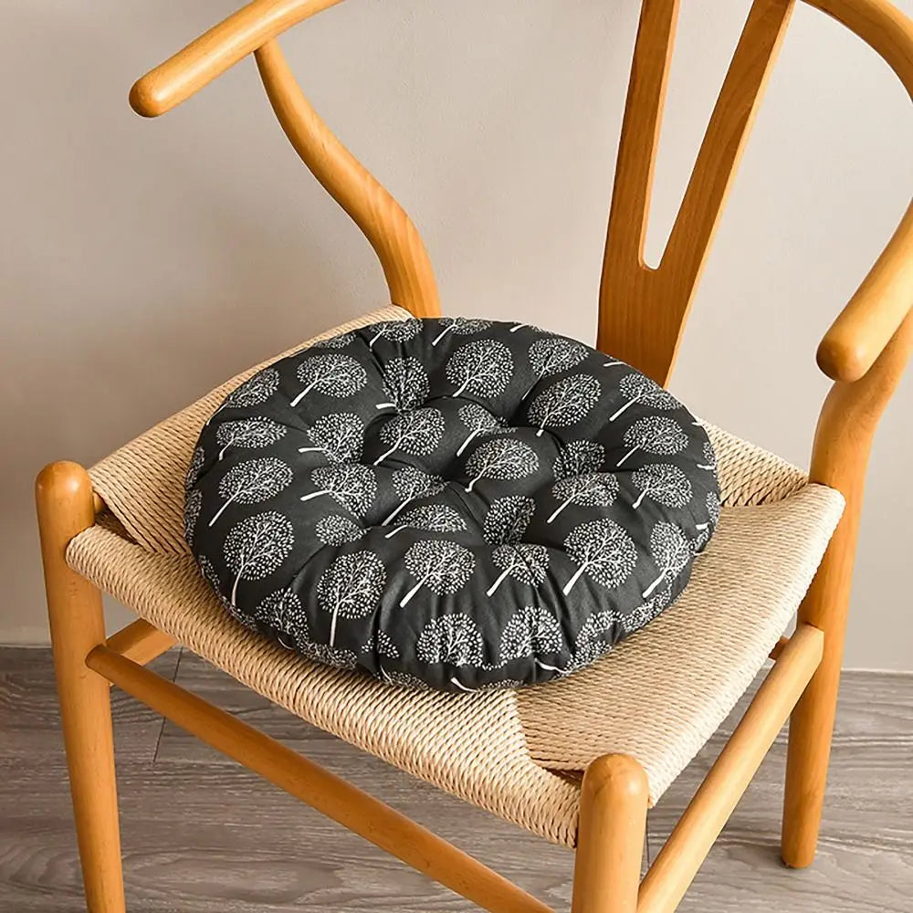40*40cm Thicken Dining Chair Cushion Warm 10styles Student Seat Cushion Non-slip Round Cushion Student Office Home