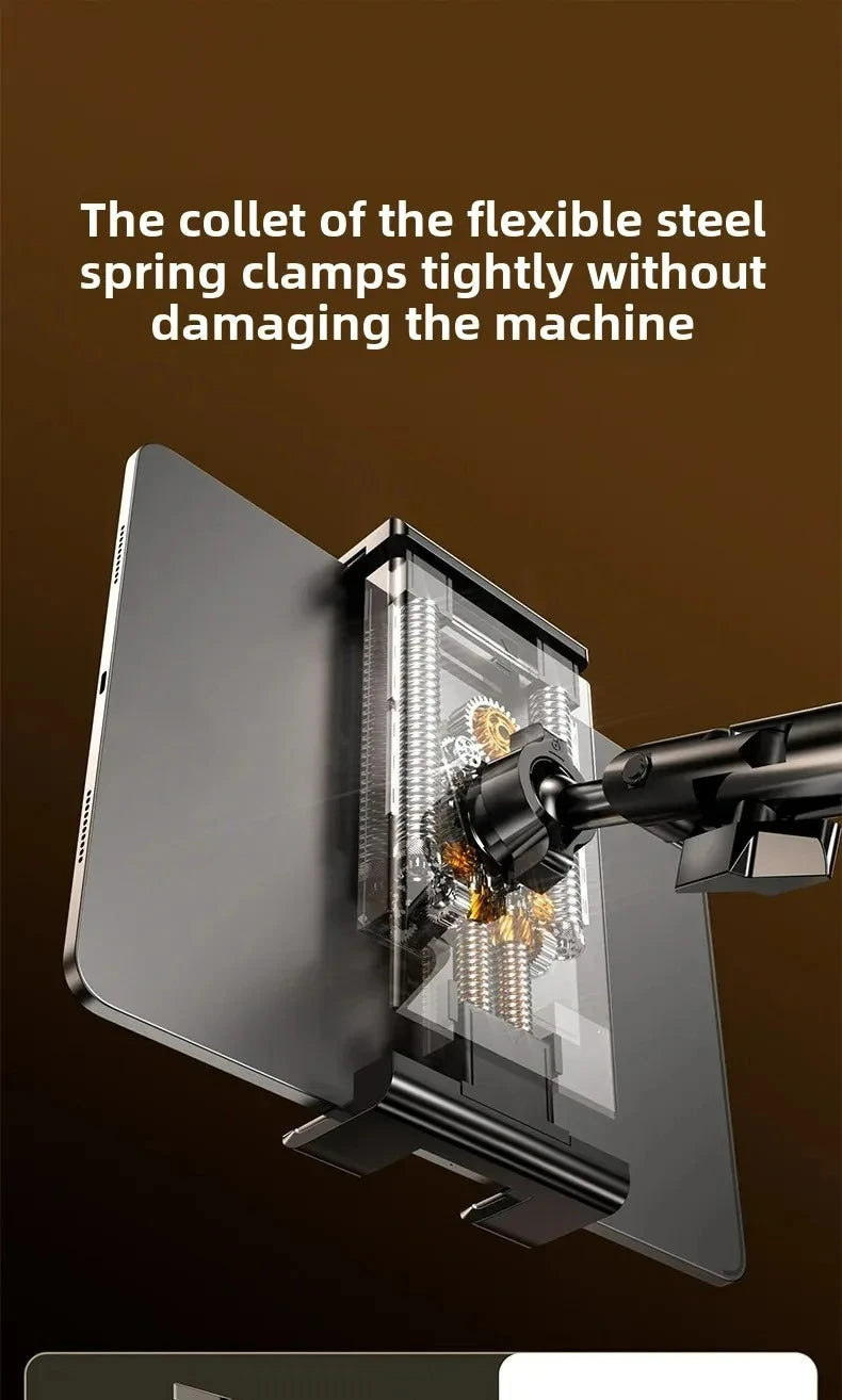 Tablet Holder for Bed Desk IPad Stand with Flexible Metal Arm Rods Tablet Stand For 4-13 inch Android Tablet Xiaomi Poco Bracket