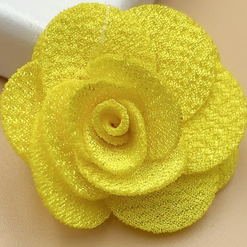 2.5CM Small Flower Clothing Headwear Accessories Three-dimensional Flower Handmade DIY Hair Accessories Accessories