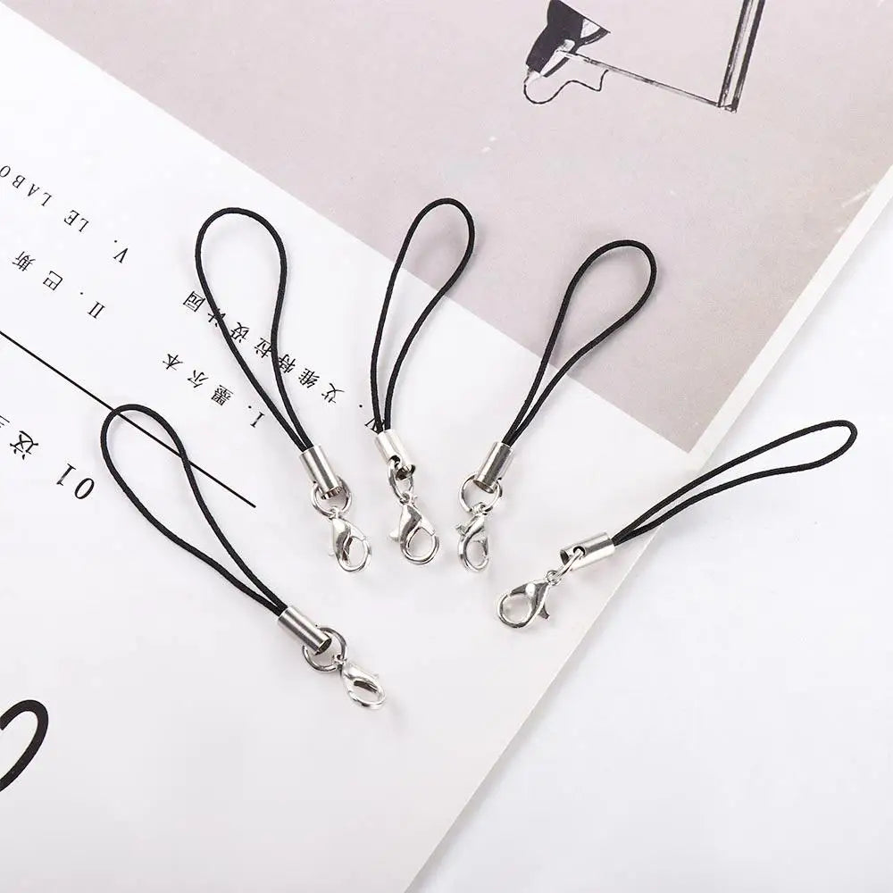 Phone Strap Key Holder Keychains Hooks Bag Key Ring Lanyard Lariat Cords Phone Lanyard Phone Lanyard String Lobster Clasp Rope