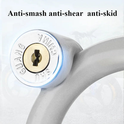 Bicycle Lock Anti-theft Locked Mountain Bike Electric Car Battery Car Locks Circular Lock-On Outdoor Bicycle Lock Accessories