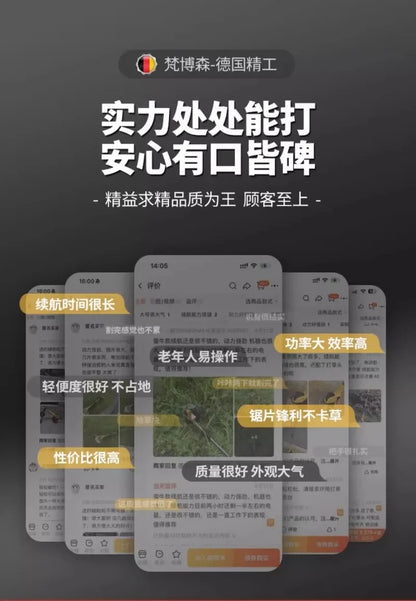 Electric lawn mower Small household lawn Lithium battery rechargeable  mower High power lawn mower