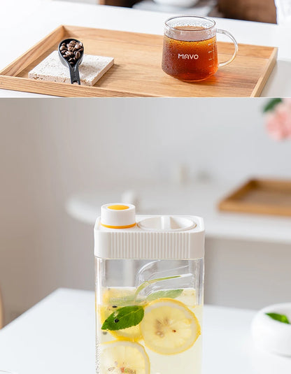 MAVO Manual Cold Brewer 800ml Ice Coffee Maker Cold Brew Coffee Pot Iced Coffee Brewer Coffee brewing kit Cold brew coffee maker