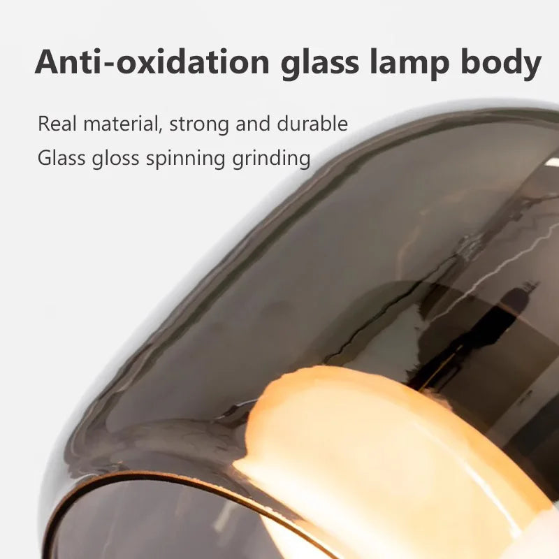 Nordic Glass LED Chandeliers Luxury Pendant Lamp Modern Minimalist  hanging light fixture decorative indoor lighting