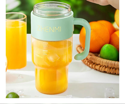 Portable Multifunction Fruit Juicer Blender 10 Blade Mini Ice Blender Smoothie Maker USB Charging Wireless Juice Extractor