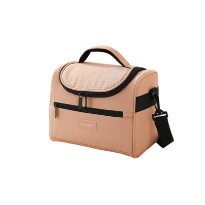 Reusable Zipper Handle Lunch Box Large Capacity Sturdy Lunch Tote Bag Waterproof Hand-held Tote Food Container Foods Storage