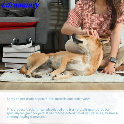 CDY 100ml Pet Perfume Spray for Cats and Dogs, Odor Eliminator and Air Freshener with Long-lasting Fragrance