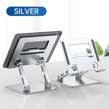 Tablet Stand, Swivel Tablet Stand with 360 Rotating Base, Adjustable Tablet Holder for Drawing, Compatible with iPad Pro/Air/Min