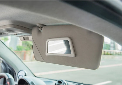 Car Makeup Mirror Portable Auto Sun-Shading Visor HD Mirrors Car Interior Mirror For Smart Fortwo 451 2009-2014 Car-styling