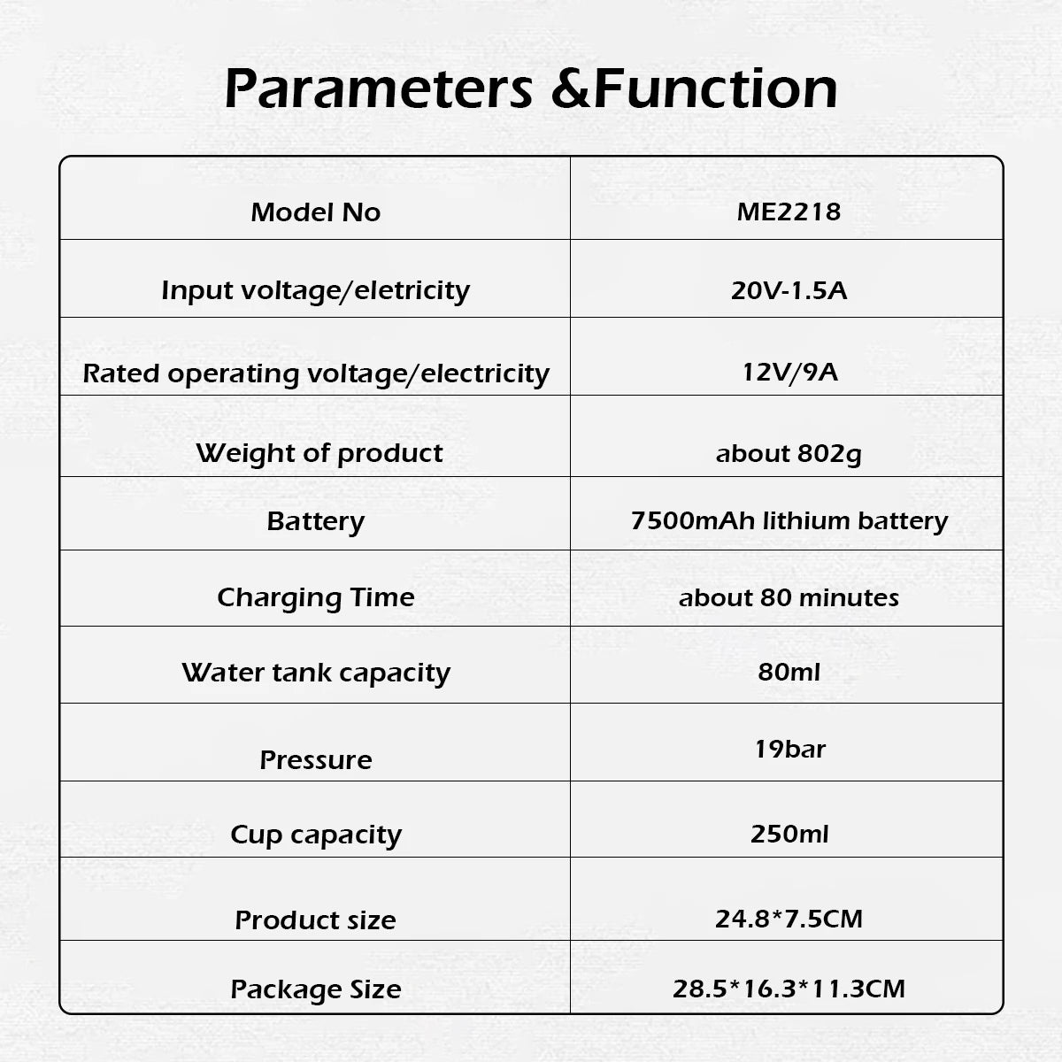 Portable 2 In1 Espresso Machine, Compatible Capsules and Ground Coffee,19 Bar Pressure,Perfect for Kitchen Travel,Camping