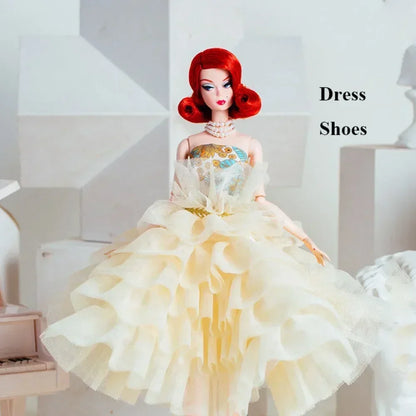 Elegant Doll Party Clothes High Quality Fashion 10 Styles Plush Coat Casual Wears Doll Dresses 11.5