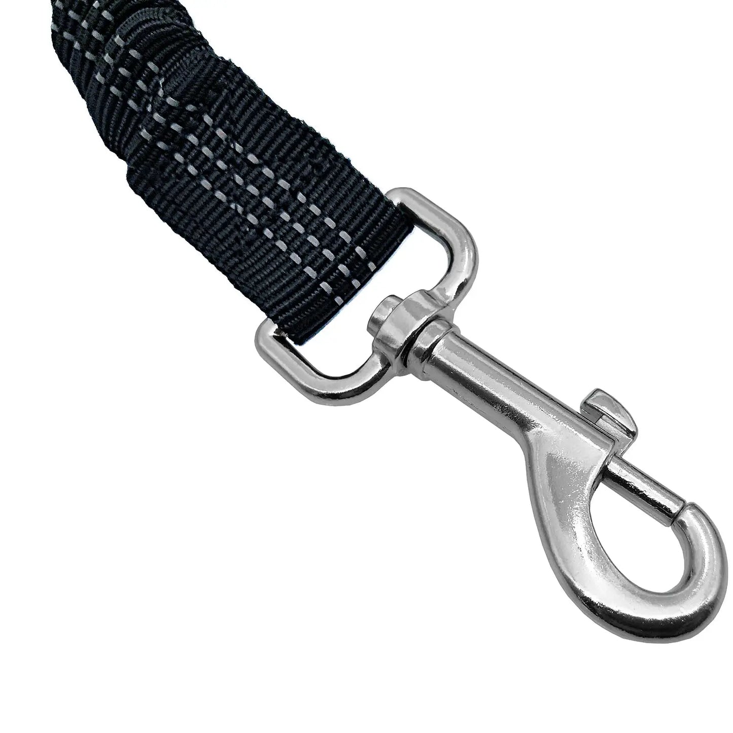 2pcs Dog Seat Belt for Car Adjustable Car Harness Bungee Anti Shock Safety Seats Belts Elastic Cushioning Seatbelt Leash