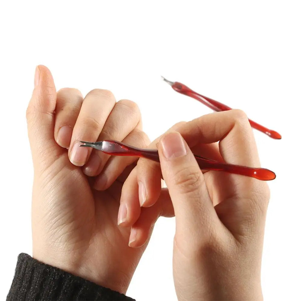 Nail Care Tool Cuticle Nipper Manicure Nail Art Nail Polish Removal Cuticle Remover Nail Cuticle Pusher Dead Skin Fork