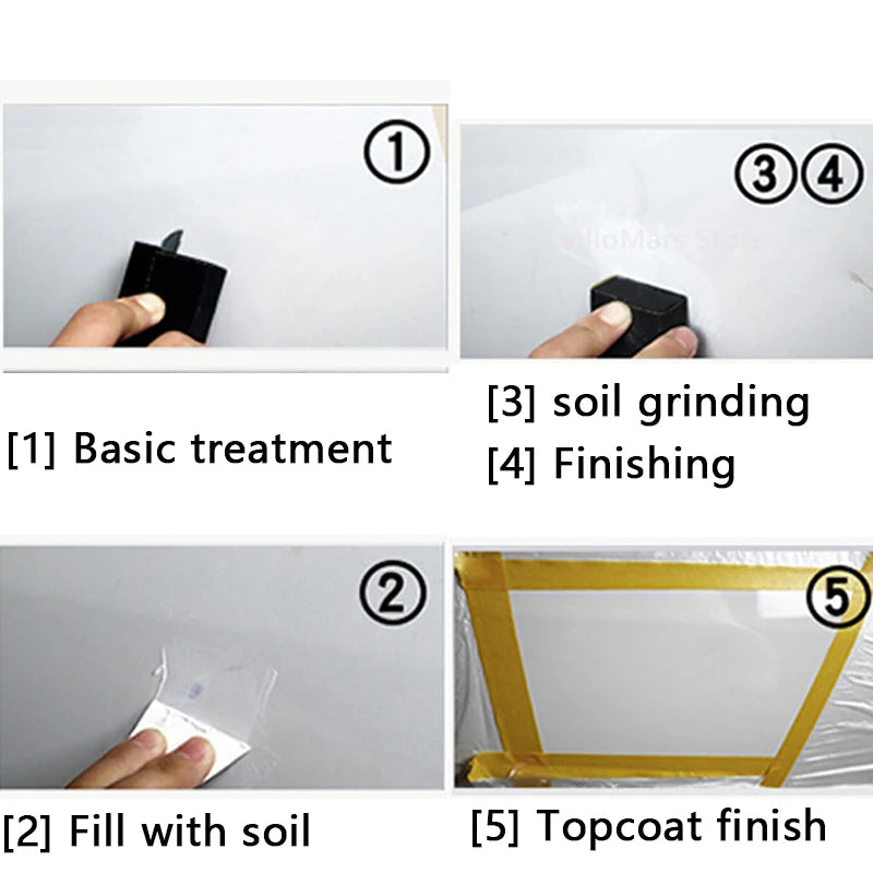 Automobile Refinishing Coating Painting Scratch Repair Putty Filler Quick Drying Car Body Smooth Repair Tool Set Car Accessories