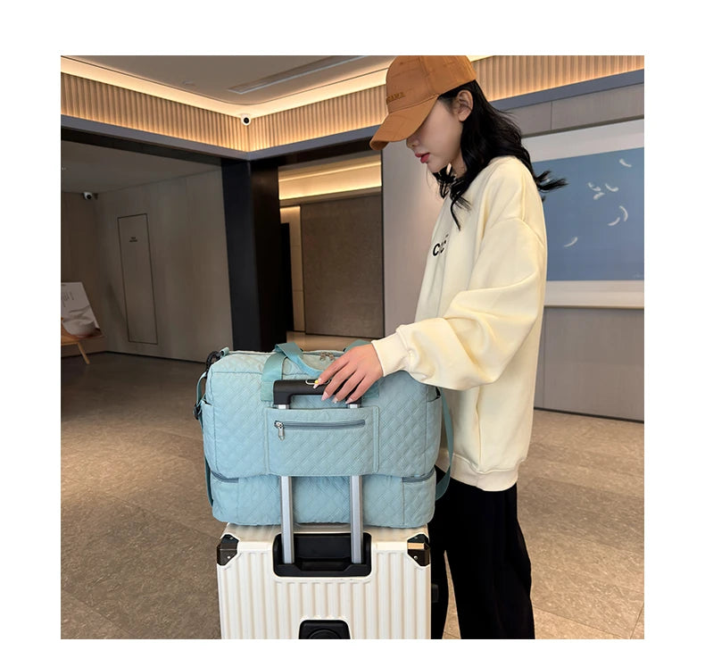 Large Capacity Travel Bags Luggage Organizer Bag Handbag Waterproof Portable Foldable Travel Clothes Storage Bag Shoulder Bags