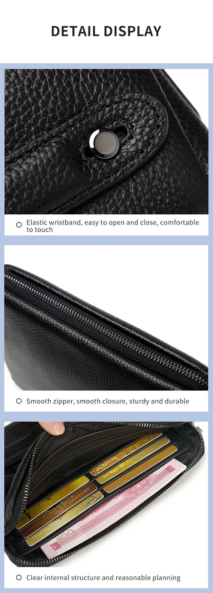 Man`s Fingerprint Lock Handbag Security Wallet