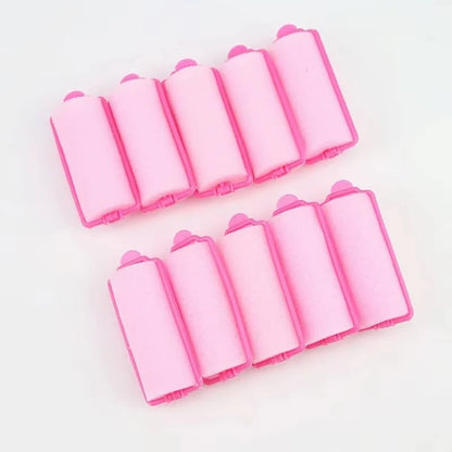 12pcs/lot Sponge Foam Hair Rollers Soft Household DIY Styling Curlers Cushion Rollers Travel Salon Styling Hairdressing Tools