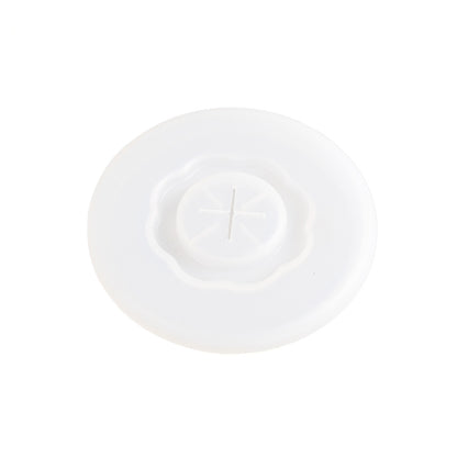 Silicone Cup Lid Glass Drink Cover Durable Heat-Resistant All-Matching with Straw Hole Bottle Accessories Flexible Washable