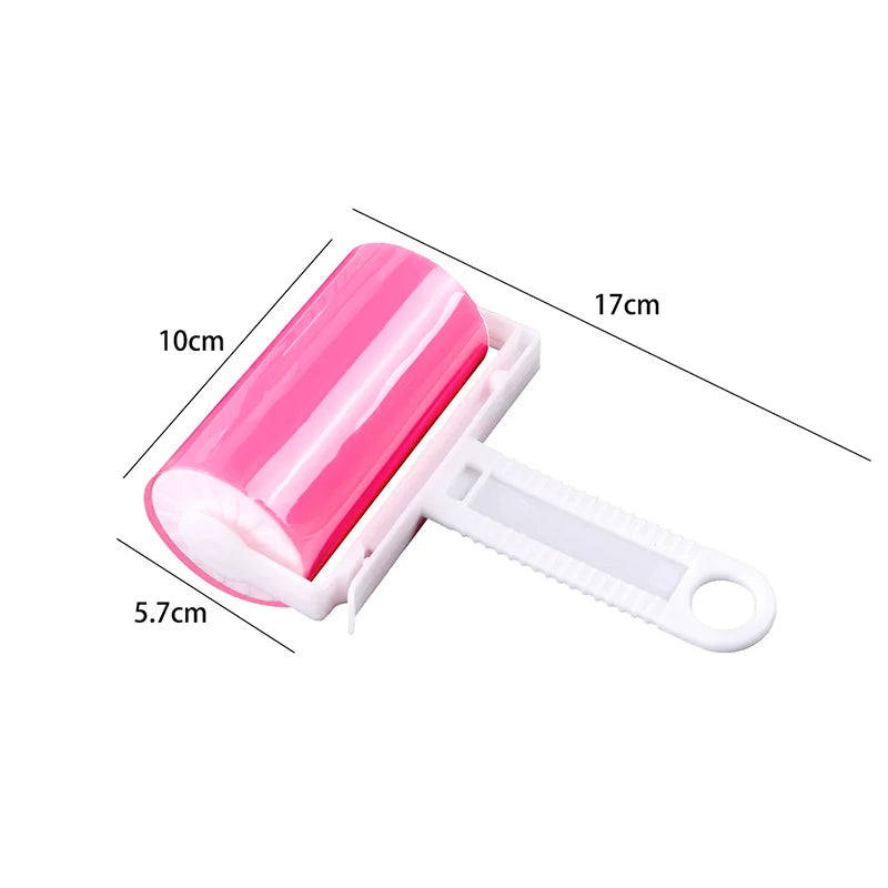 1 PC Washable Clothes Hair Sticky Roller Reusable Portable Home Clean Pet Hair Remover Sticky Roller Carpet Sofa Dust Collector