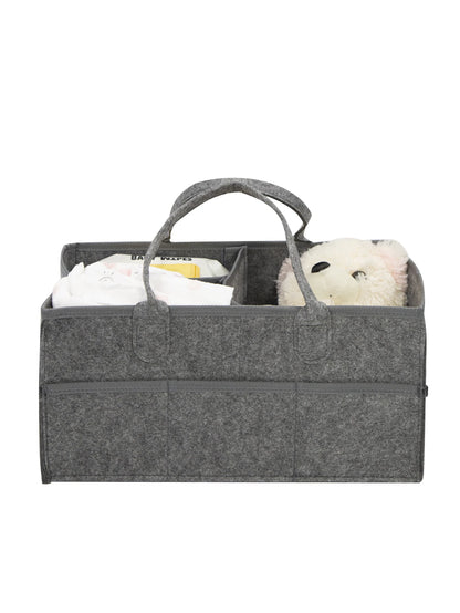 Baby Stroller Accessories Organizer Mommy Tote Bag Foldable Storage Baby Diaper Hanging Bags Thicken Portable Mom Tote Basket