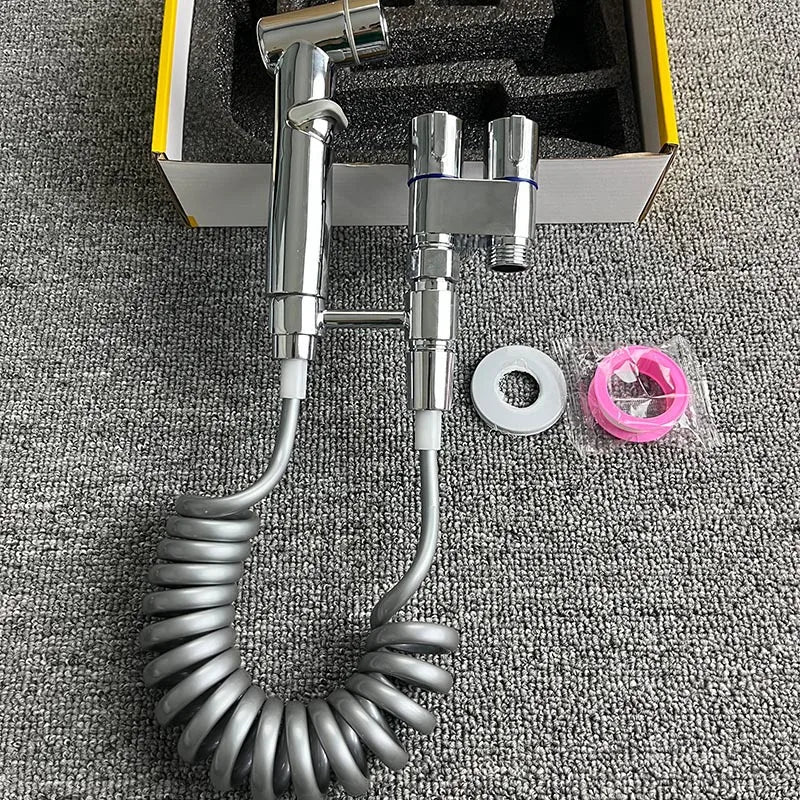 Toilet Cleaning Bidet Toilet Sprayer Set Cold Water Portable Bidet Toilet Accessories Handheld Bathroom Wash Anal Douche