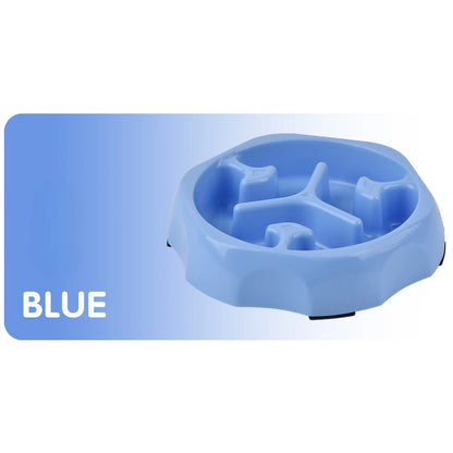 Pet Dog Anti Choking Slow Food Bowl, Anti Slip And Spilled Dog Food Slow Food Bowl, Rice Bowl, Dog Bowl, PP Bowl
