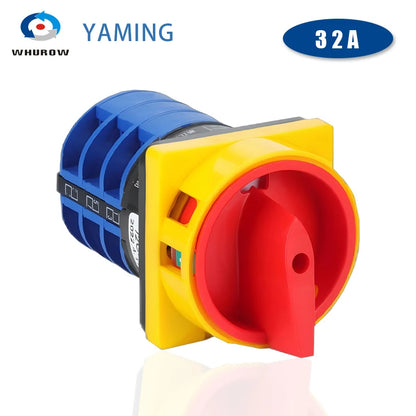 LW26GS-32/3 YMW26GS-32A 690V Manufacturer Pad Lock Power Cut Off Motorized Rotary Cam Switch Electrical Changeover Selector