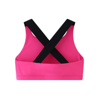 Children's Sports Tank Top Underwear Girls Cross Back Sports Bra 5-12 Years Old Children Running Sports Underwear