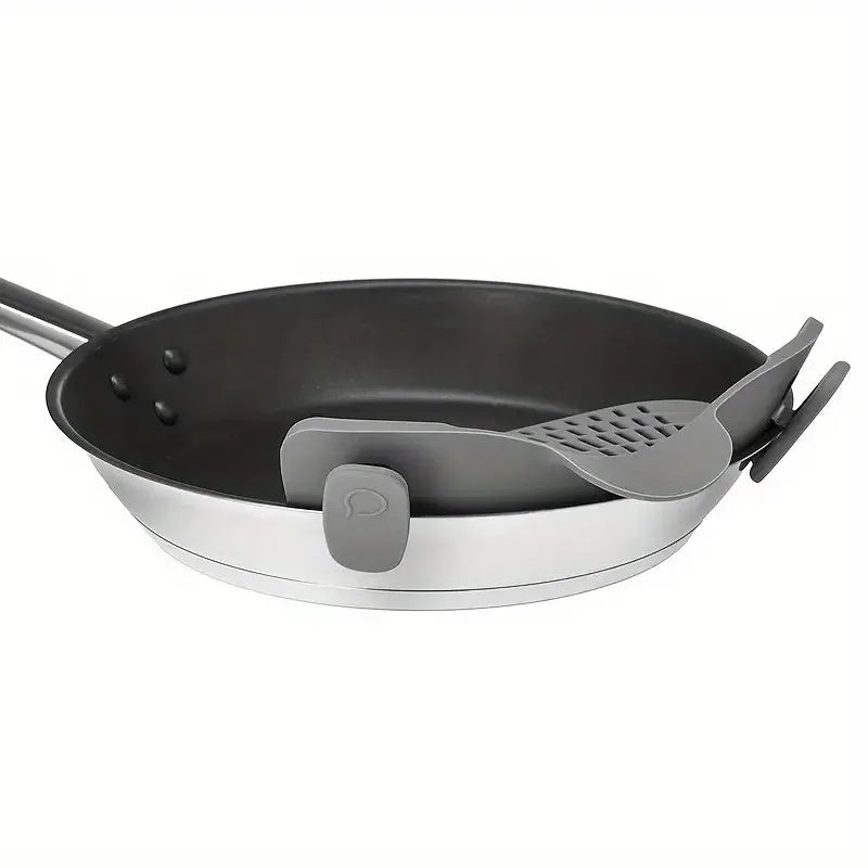 Universal Silicone Clip on Pan Pot Strainer Anti Spill Pasta Pot Strainer Food Grade Fruit Colander for Pasta Fruit Vegetable