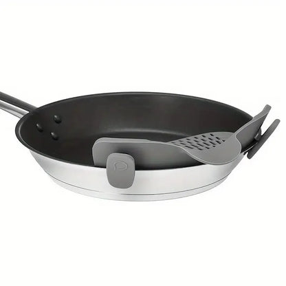 Universal Silicone Clip on Pan Pot Strainer Anti Spill Pasta Pot Strainer Food Grade Fruit Colander for Pasta Fruit Vegetable