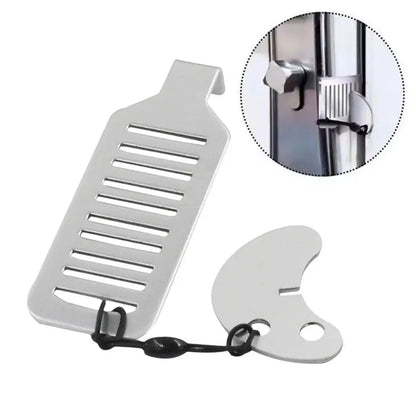 Portable Door Lock Security For Travel Heavy Duty Extra Lock Stoppers For Additional Privacy & Safety In Home Hotel Apartme O5F1
