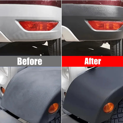 Car Repair Kit: Black Interior Wax, Dashboard Cleaner, Plastic Care,Tire Treatment, Seat Conditioner,External Plastic Restoratio