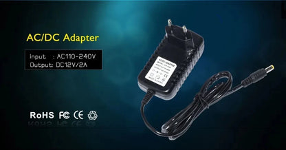 12 Volt Power Supply Transformer AC 110V 220V  To DC 12V EU US Power Adapter Source Charger Converter DC12V 1A 2A 3A LED Driver