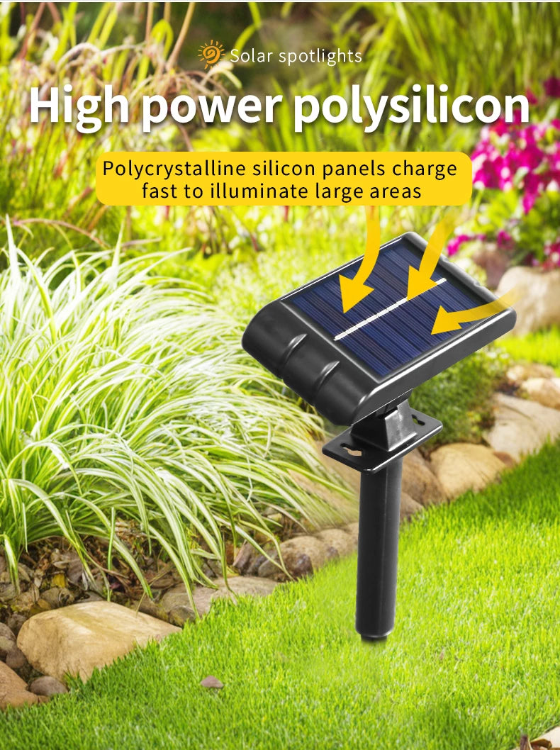 Solar Outdoor Lighting  Landscape Light Dual Use Lawn Lamps Street Lights LED Lawn Lamp for Yard Garden Lawn Festival Decoration