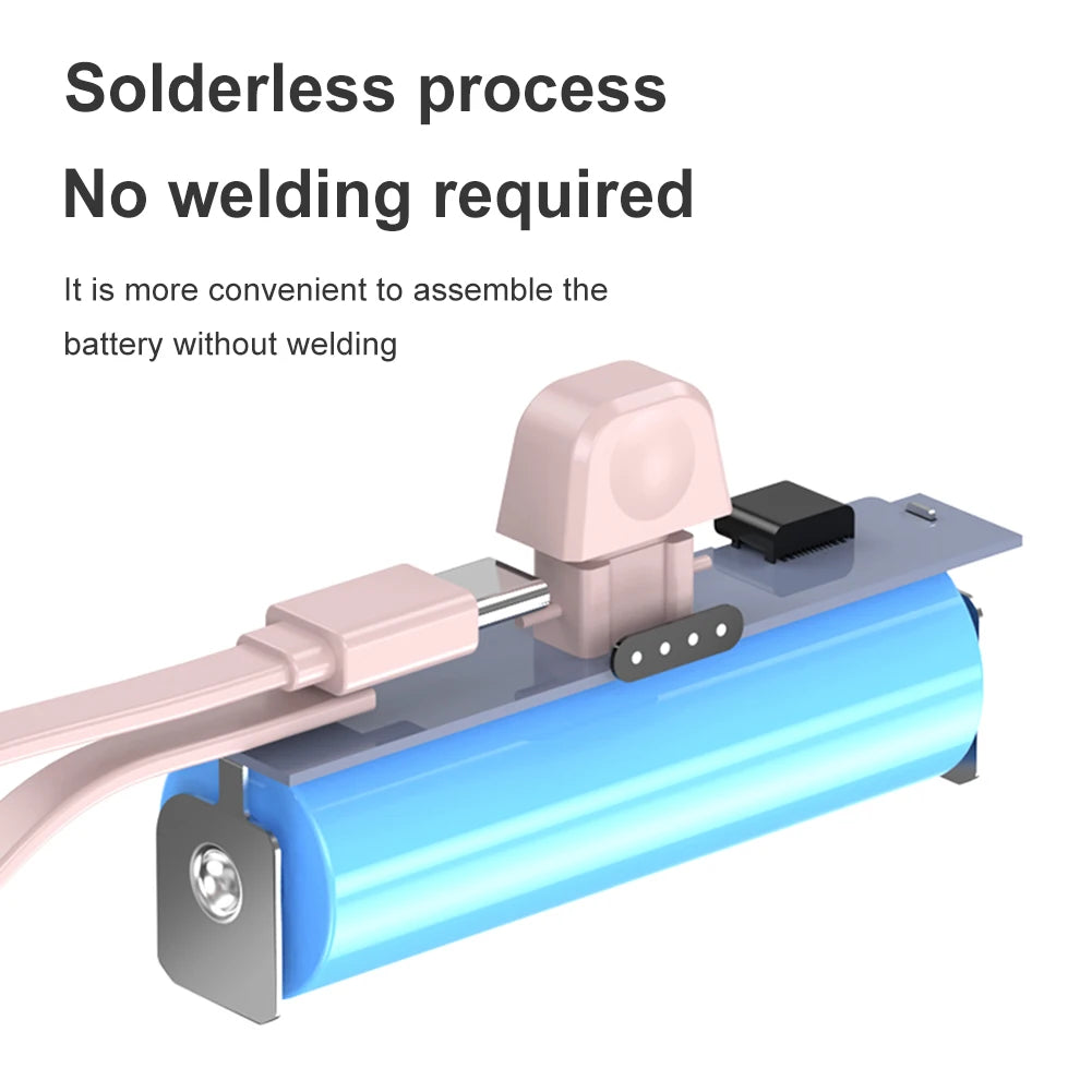 Mini Power Bank 5000mAh Portable Mobile Phone Charger External Battery Power Bank Plug Play For iPhone Samsung Xiaomi Power Bank