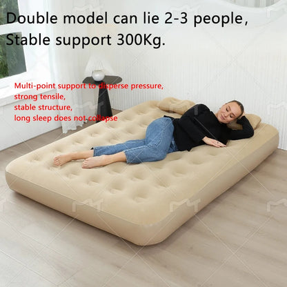 Automatic Air Bed Inflatable Home Inflatable Bed Single Air Mattress Bed Double Lazy Bed Outdoor Portable Air Mattress Bed