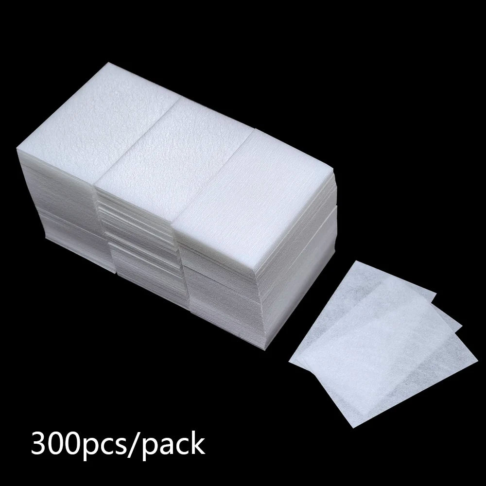 Lint Free Nail Wipes Nail Polish Remover Eyelash Extension Glue Cleaning Wipes Absorbent Soft Removal Tool for Nail Art
