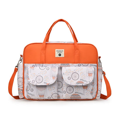 Diaper Pad Changing Bag Mother and Baby Bag Shoulder New Bag Going Out with Baby Light Bag Horizontal Hand-held Tote Bag